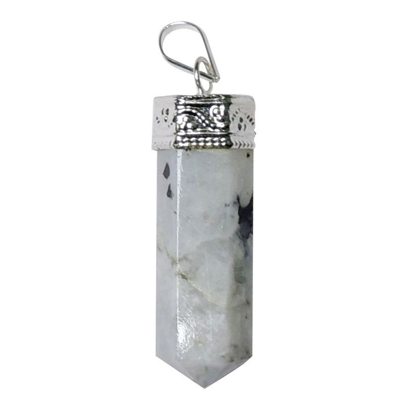 Rainbow Moonstone gemstone with Third Eye chakra Pencil at chakracollections.com
