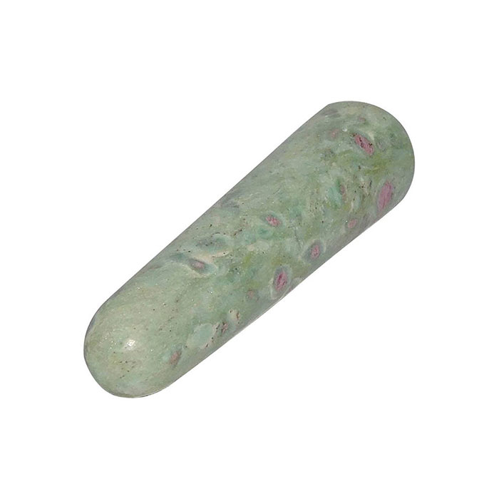 Ruby Zoisite birthstone Pencil with thousends of lotus leafs of chakra.