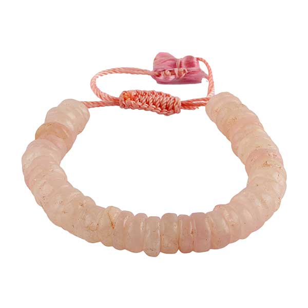 Buy Online Natural Rose Quartz Beads Bracelets At Wholesale Price
