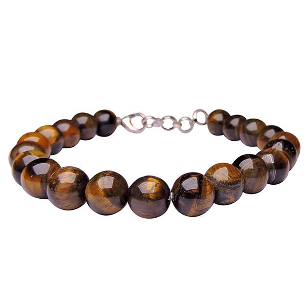 Stunning Semi Precious Tiger's Eye Beads Bracelets Jewelry