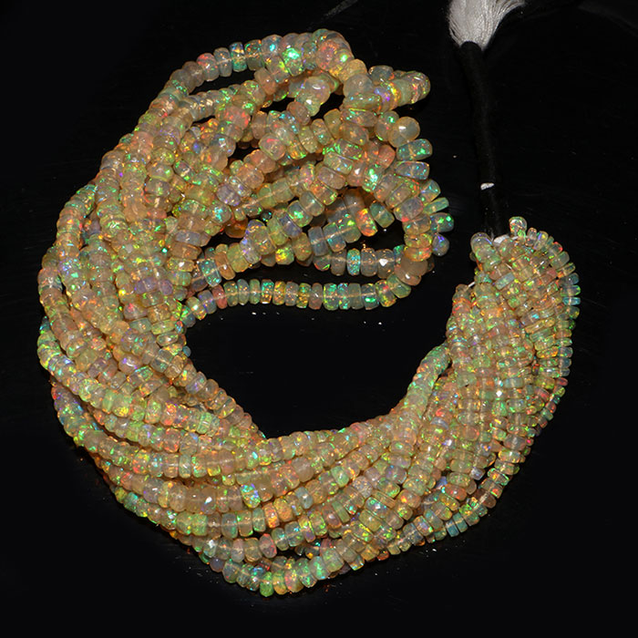 best deals Ethiopian Opal Faceted Beads Strands suppliers