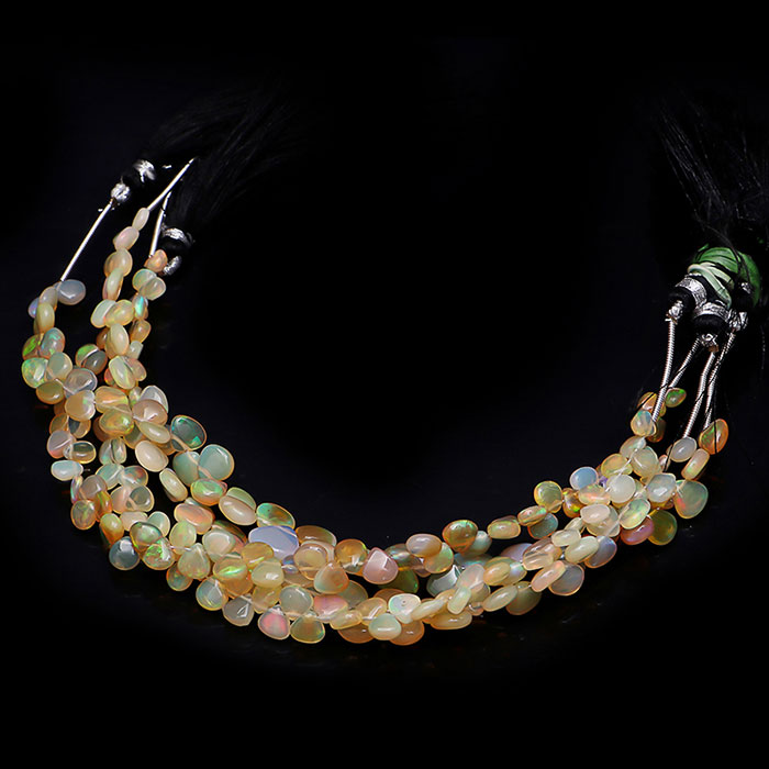 world wide Ethiopian Opal Plain Beads Strands exporters