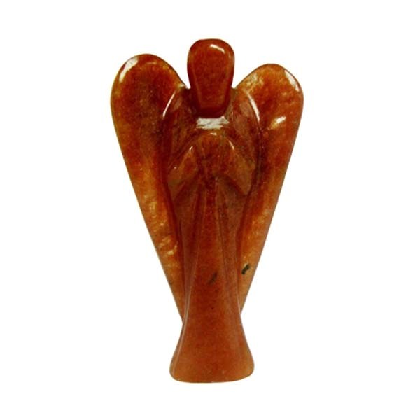 Wholesale Genuine Red Aventurine Carved Angel Gemstone