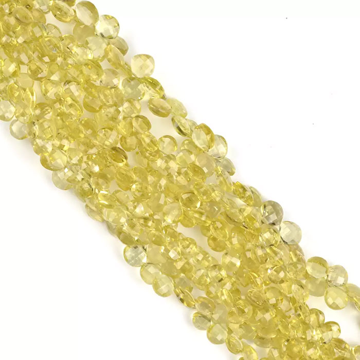 best quality Lemon Quartz Faceted Beads Strands manufacturer
