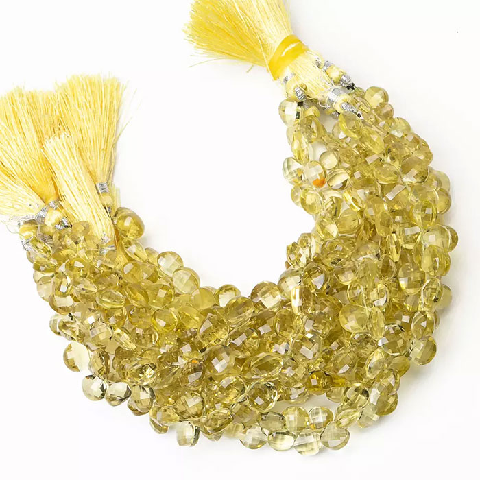 loose Lemon Quartz Faceted Beads Strands suppliers