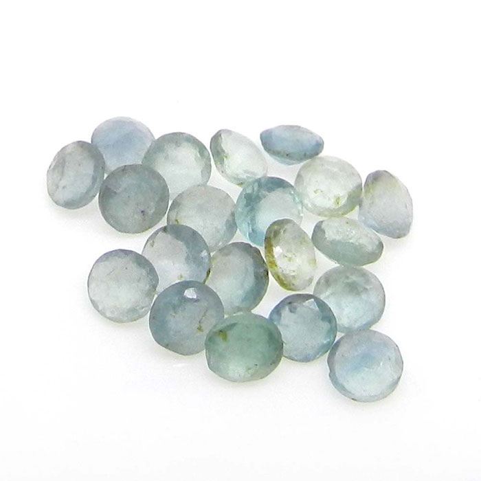 Round Natural Apatite Loose Gemstone For Jewelry Making