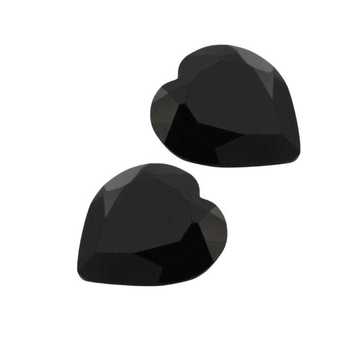 Shop for the best loose jewelry stones | heart Black Onyx loose gemstone|