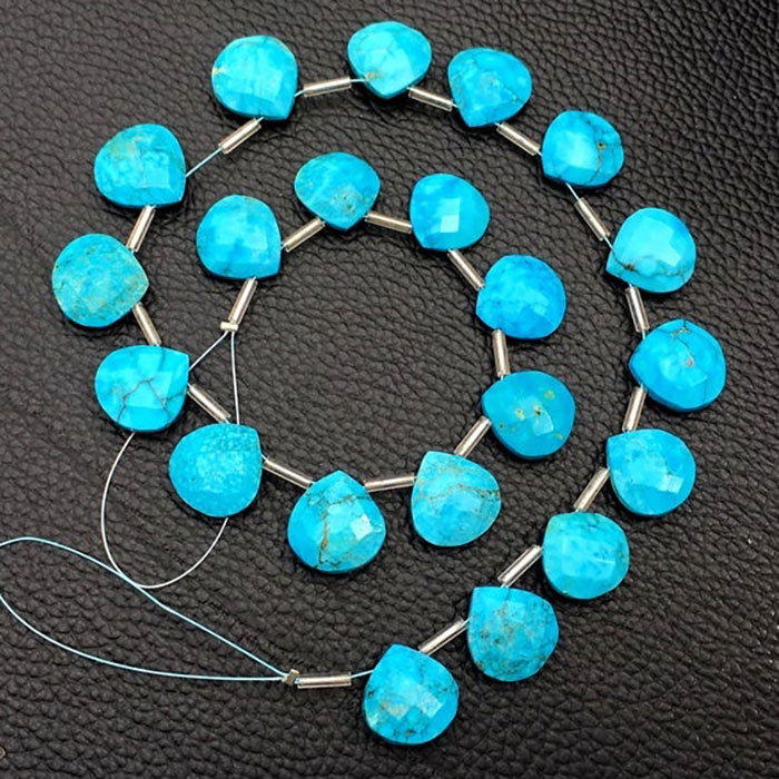 handmade Turquoise Faceted Beads Strands Huge selections