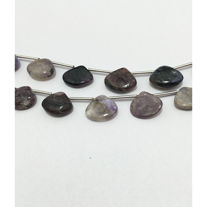 wholesaler Charoite Plain Pears 9MM To 12MM Beads