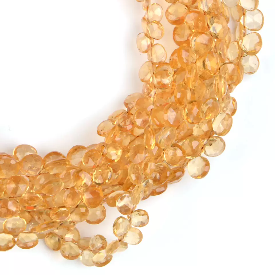 loose Citrine Faceted Beads Strands suppliers