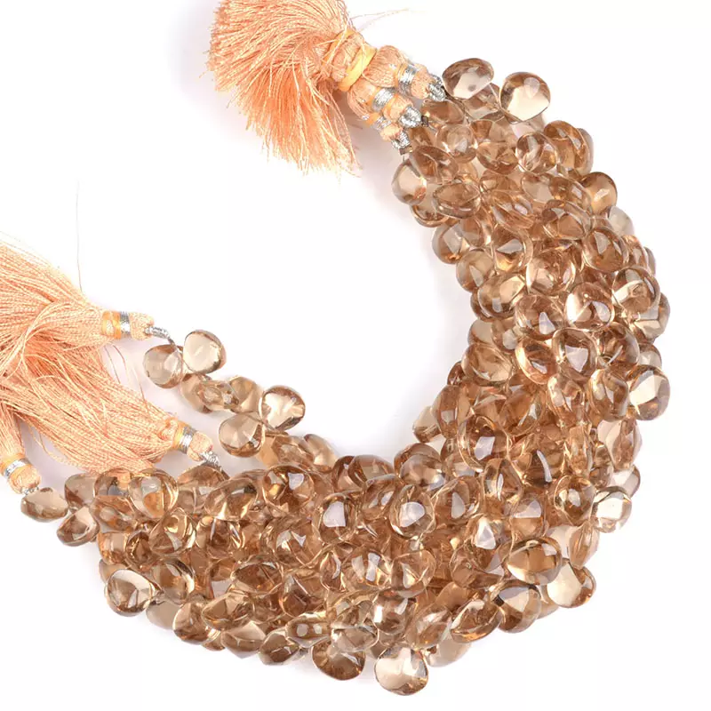 best deals Citrine Plain Beads Strands suppliers
