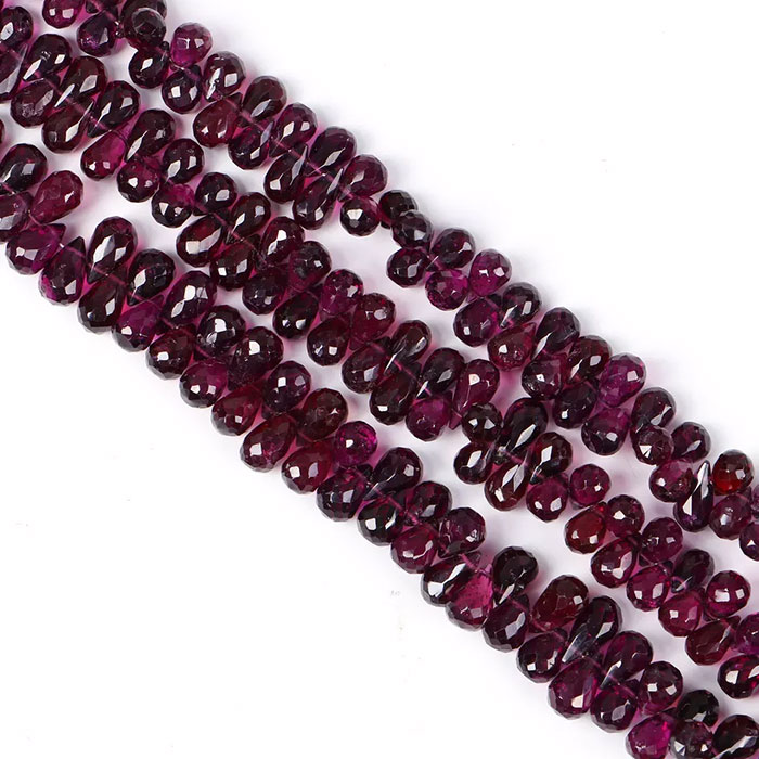 best deals Garnet Drop Beads Strands suppliers