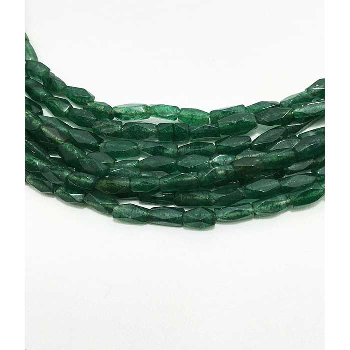 Supplier Green Aventurine Faceted Box and Bricks 7mm to 9mm Beads