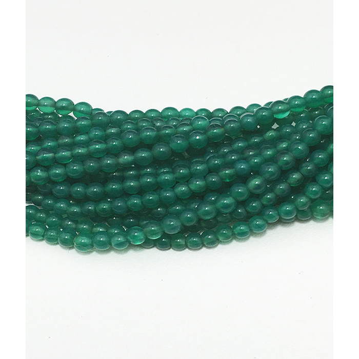 hand made Green Onyx Plain Beads Strands wholesaler