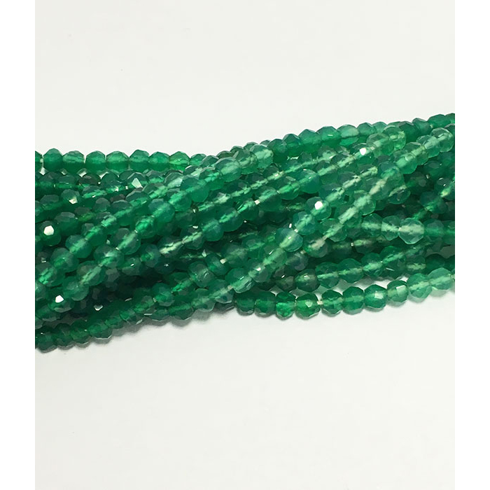 world wide Green Onyx Faceted Beads Strands exporters