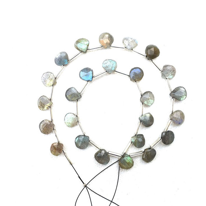 top quality Labradorean Heart Beads Strands wholesaler