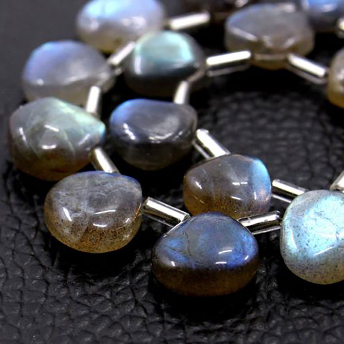 exporters of Labradorean Heart Beads Strands for mala making