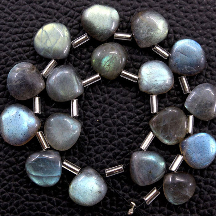 suppliers of Labradorean Heart Beads Strands at best price