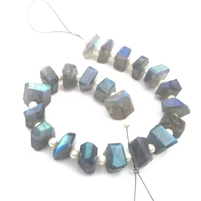 loose Labradorean Nuggets Beads Strands suppliers