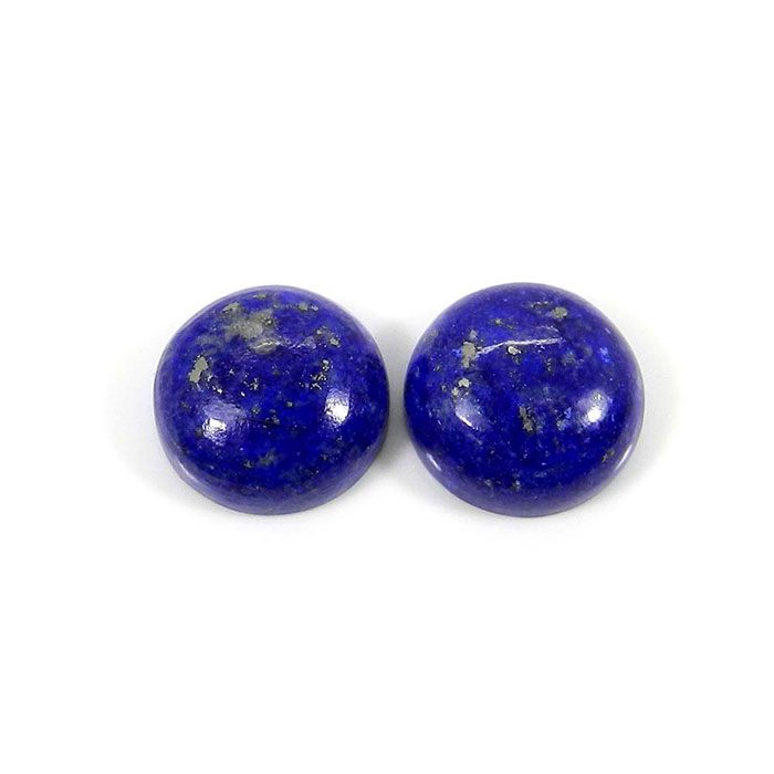 Round Natural Lapis Lazuli Loose Gemstone For Jewelry Making