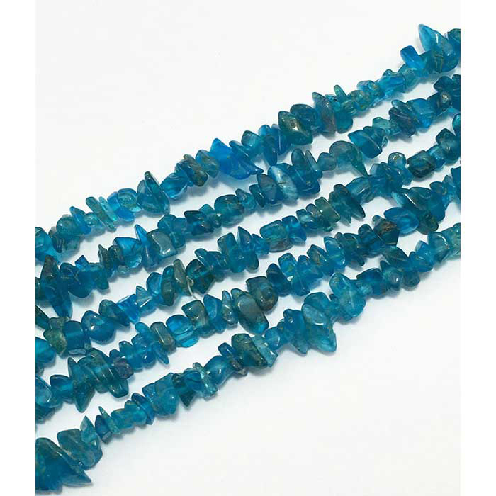 Semi Precious Neon Aventurine Uncut Chips Uneven Beads