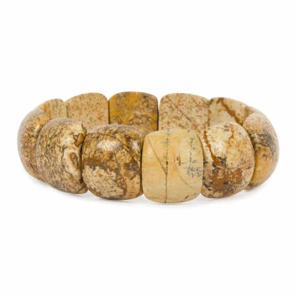 Online Shop Of Natural Picture Jasper Beads Bracelets Jewelry