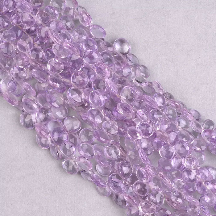 top quality Amethyst Heart Beads Strand wholesaler