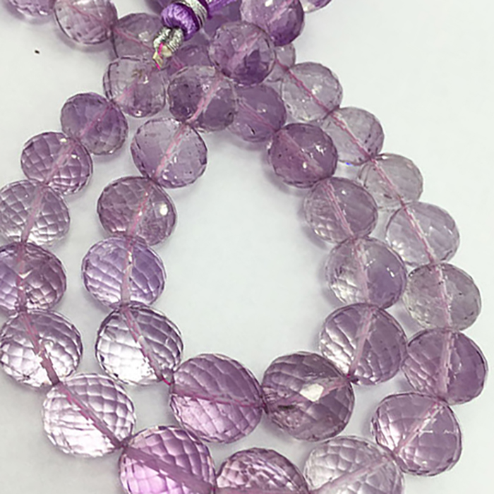 best deals Pink Amethyst Round Beads Strand suppliers