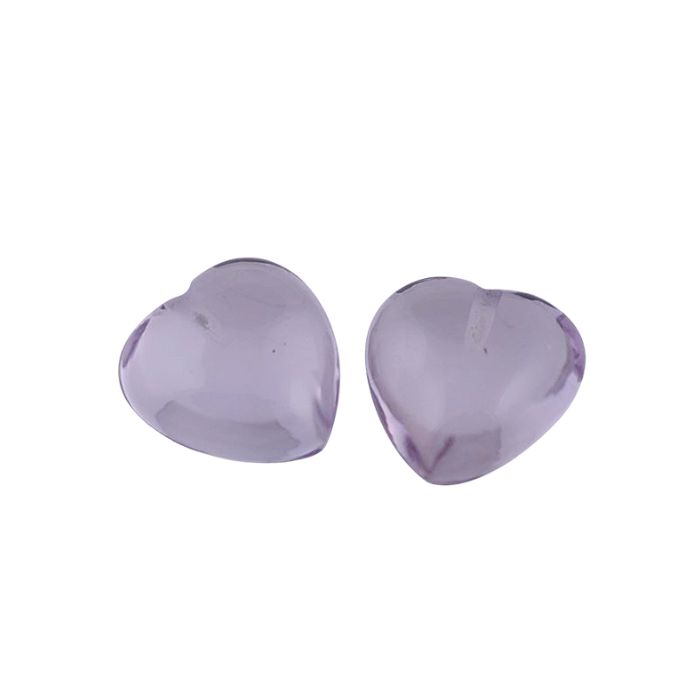 Shop for the best loose jewellery stones | heart Pink Amethyst loose gemstone|