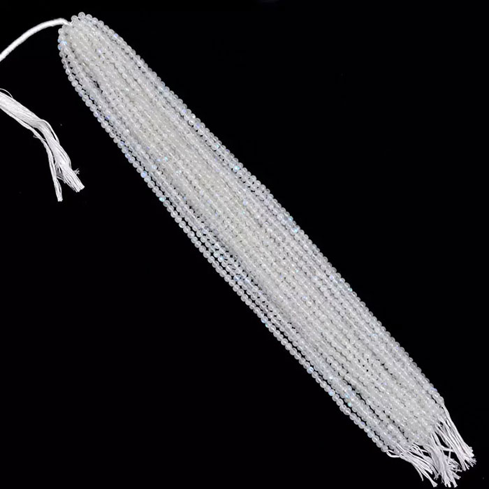 hand made Rainbow Moonstone Plain Beads Strands wholesaler