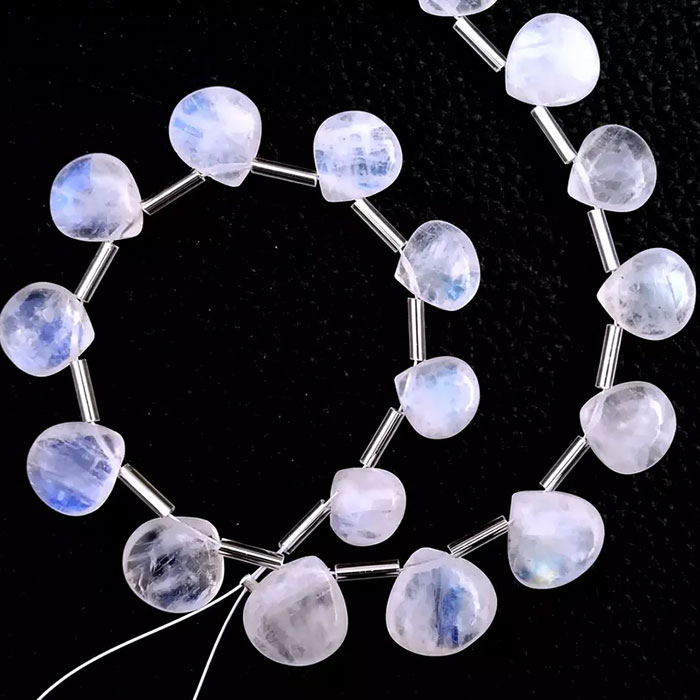 stunning Rainbow Moonstone Plain Beads Strands wholesale price
