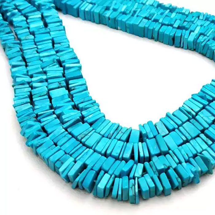 best buy Turquoise Plain Beads Strands for necklace