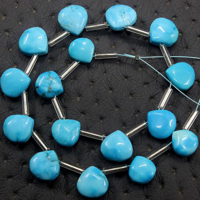 suppliers of Turquoise Plain Beads Strands at best price