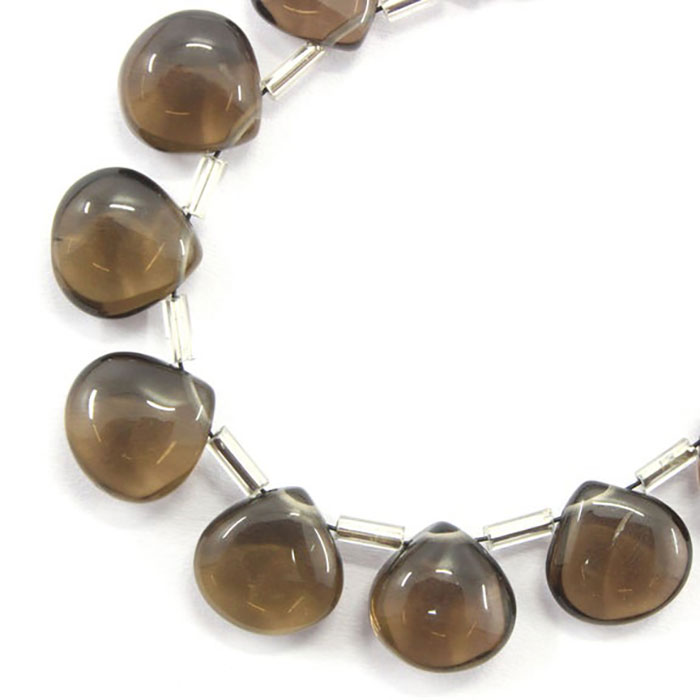 best deals Smoky Quartz Plain Beads Strands suppliers