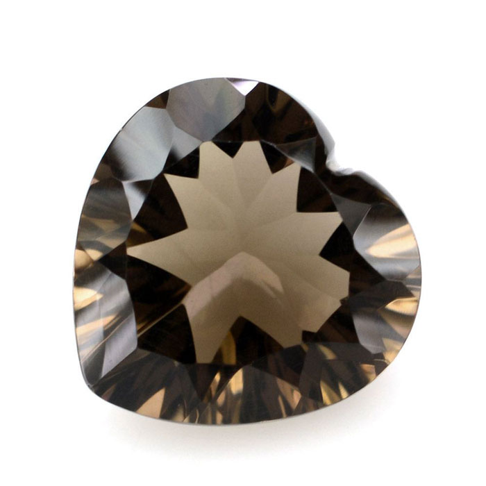 Shop for the best loose jewelry stones | heart Smoky Quartz loose gemstone|