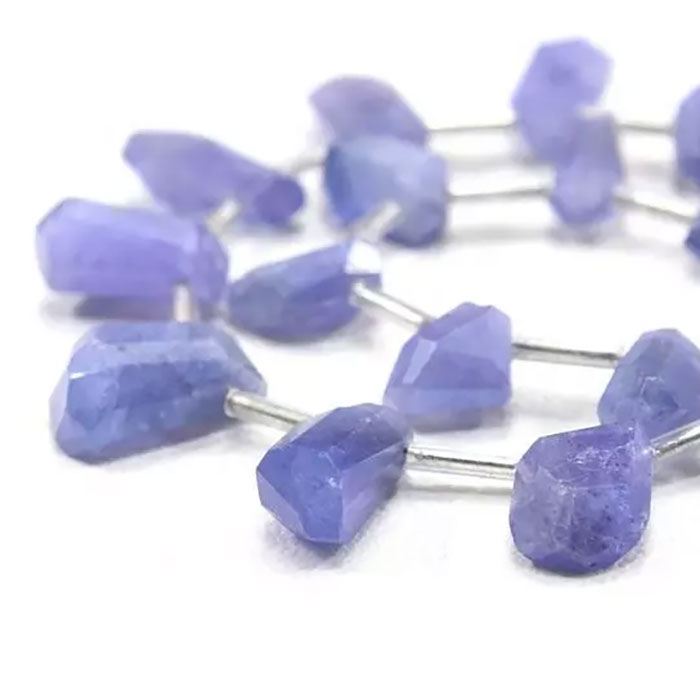 suppliers of Tanzanite Faceted Beads Strands at best price