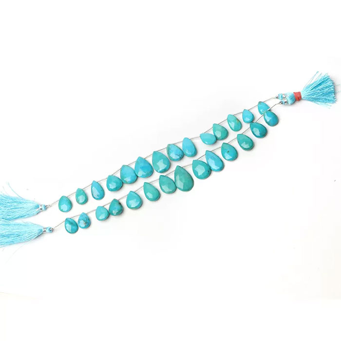 hand made Turquoise Faceted Beads Strands wholesaler