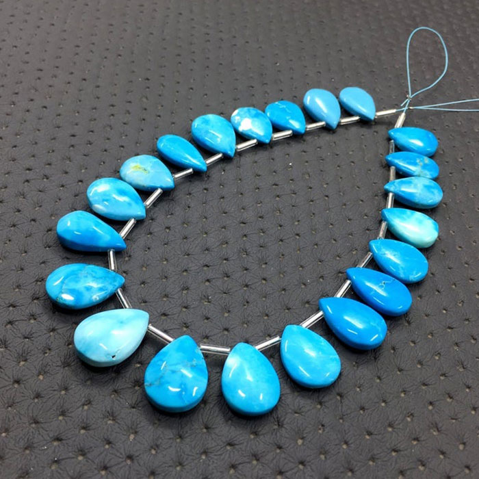 online selection of Turquoise Plain Beads Strands for mala