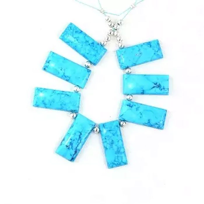 buy online Turquoise Plain Beads Strands manufacturer