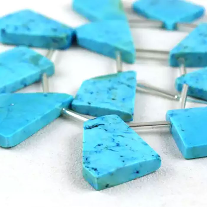 exporters of Turquoise Plain Beads Strands for mala making