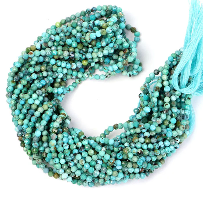 best deals Turquoise Faceted Beads Strands suppliers