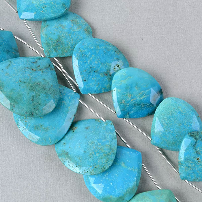 best buy Turquoise Faceted Beads Strands for necklace