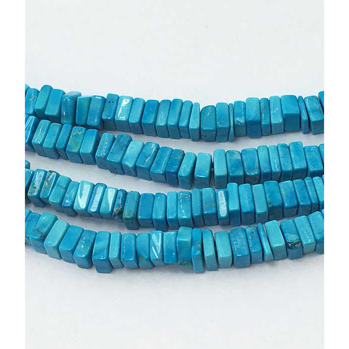 Top Quality Turquoise Plain Disc Square 3MM To 6MM Beads