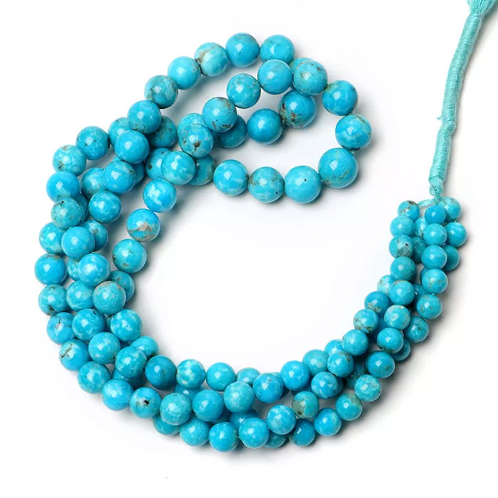 best quality Turquoise Plain Beads Strands manufacturer