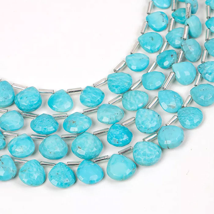 handmade Turquoise Faceted Beads Strands Huge selections