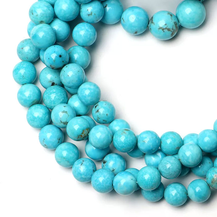 huge collection of Turquoise Plain Beads Strands exporters