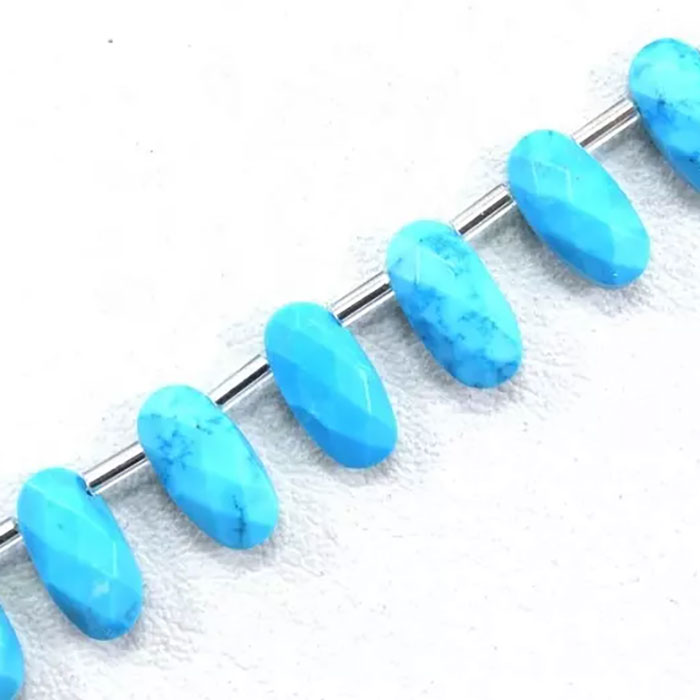handmade Turquoise Faceted Beads Strands Huge selections