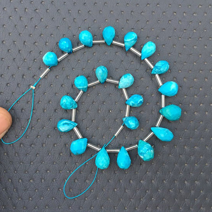 wholesale Turquoise Faceted Beads Strands for necklace