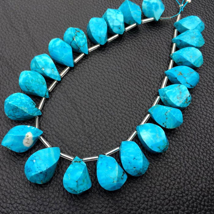 huge collection of Turquoise Faceted Beads Strands exporters