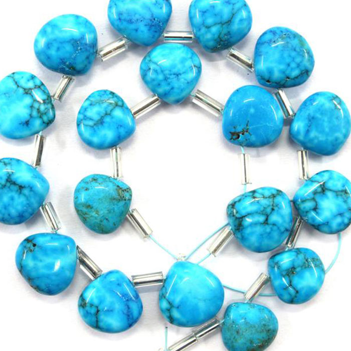 awesome look Turquoise Plain Beads Strands mala